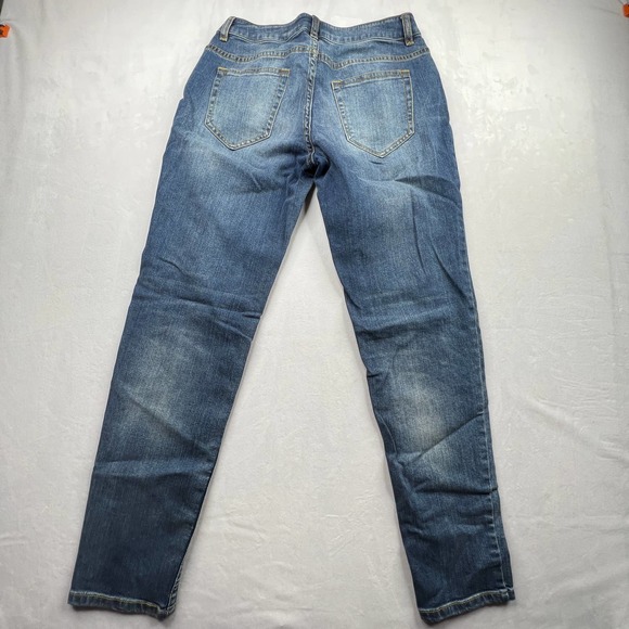 Who What Wear Women's Blue Cotton-Blend Skinny Leg Jeans Size 4 - Picture 2 of 8